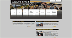 Desktop Screenshot of lech-met.pl